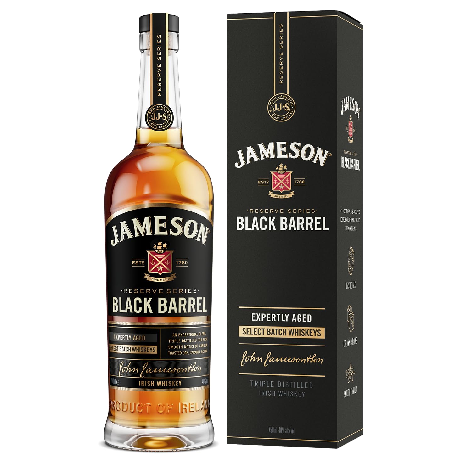 Jameson Black Barrel 700ml