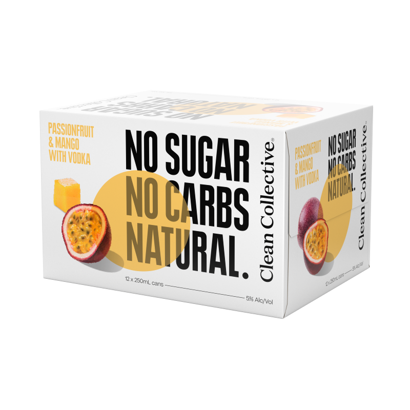 CLEAN CO PASSION MANGO 12CANS