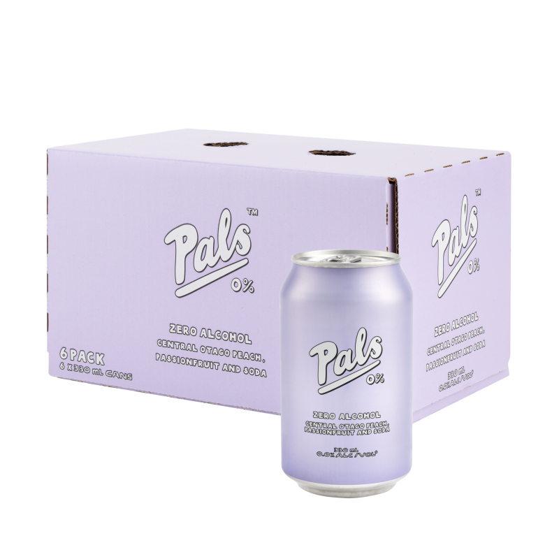 Pals Peach Passionfruit &Soda Zero 6Cans